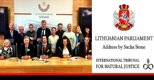 Address to Lithuanian Parliament
