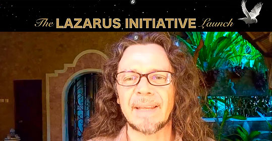 The Lazarus Initiative Launch — Message from Sacha Stone