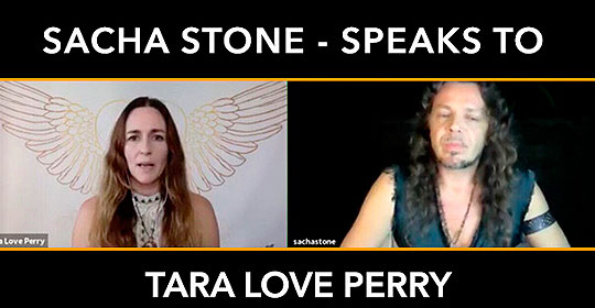 SACHA STONE SPEAKS TO TARA LOVE PERRY
