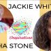 Jackie White with Sacha Stone