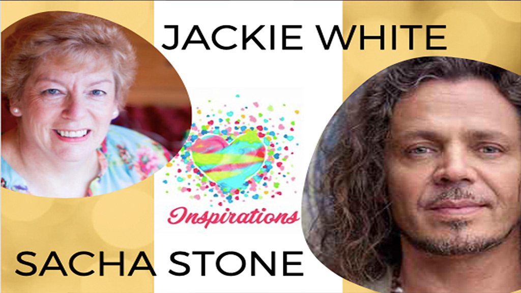 Jackie White with Sacha Stone